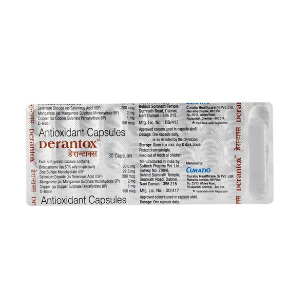 Derantox Capsule Strip of 30 Capsules