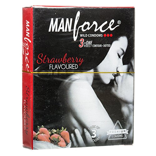 Manforce Wild Condom Strawberry