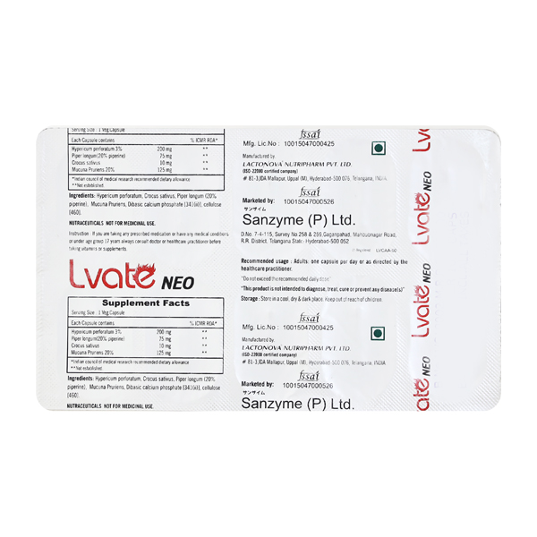 Lvate Neo Veg Capsule