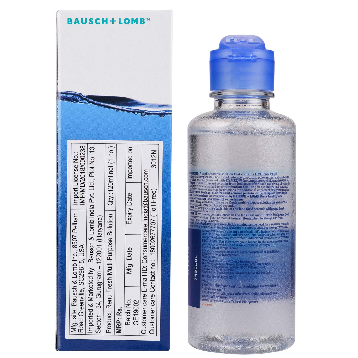 Renu Fresh Solution, 120 ml