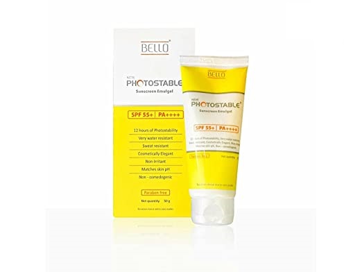 Bello New Photostable Sunscreen Emulgel SPF55