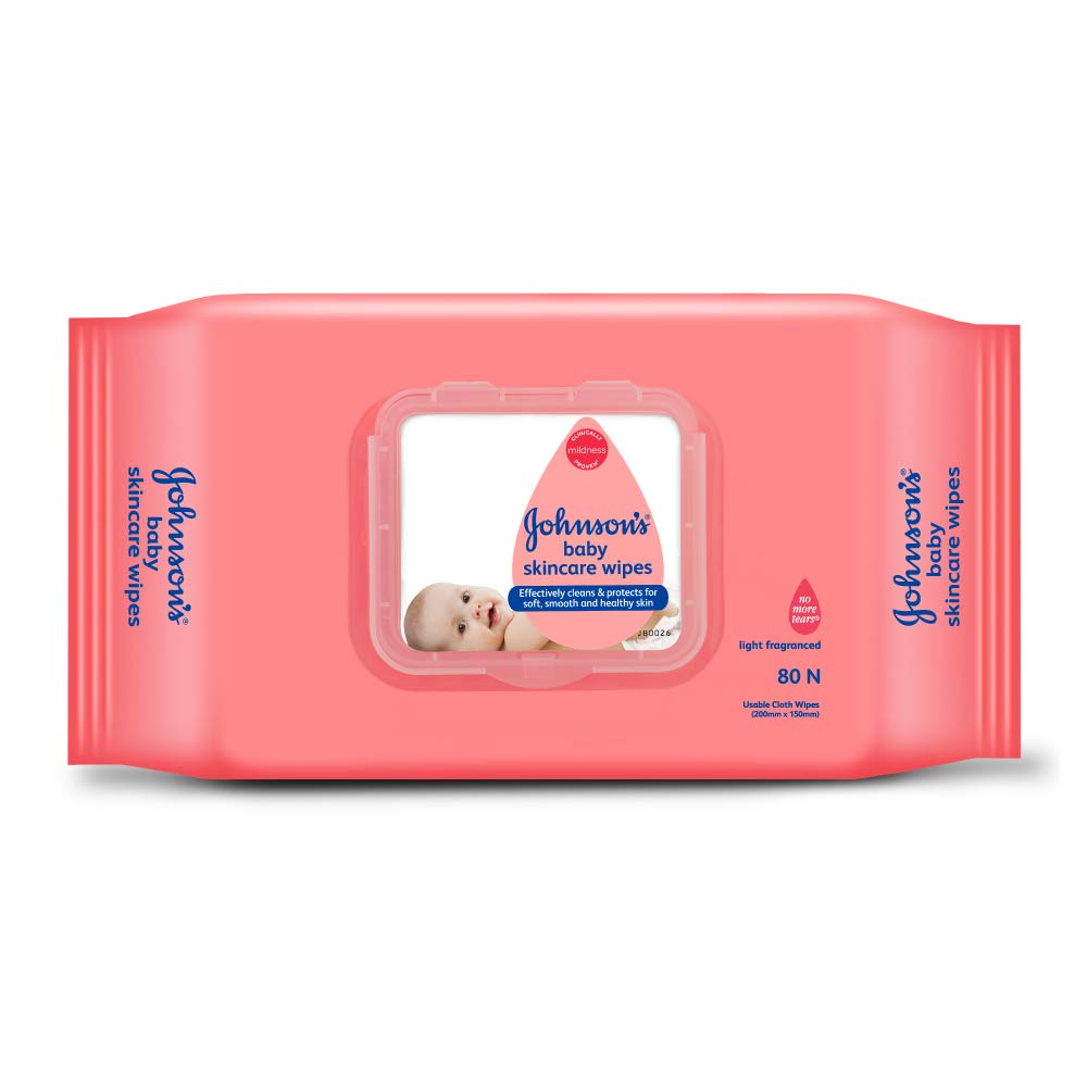 Johnson's Baby Skincare Wipes 80 Wipes
