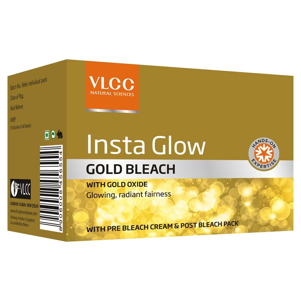 Vlcc Insta Glow Gold Bleach 30 gm