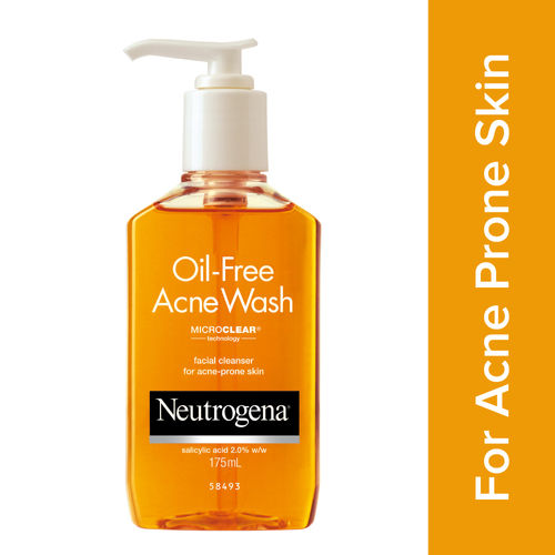 Neutrogena Facial Cleanser Oil Free Acne Wash 175 ml