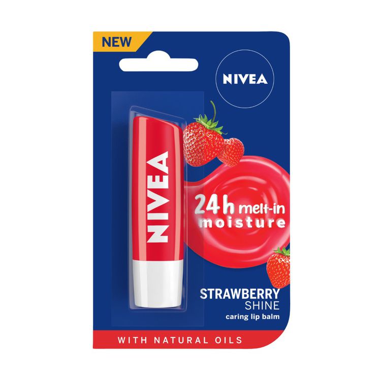 Nivea Strawberry Shine Lip Balm 4.8 gm