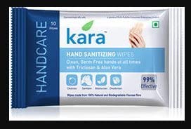 Kara Hand Sanitizing Wipes