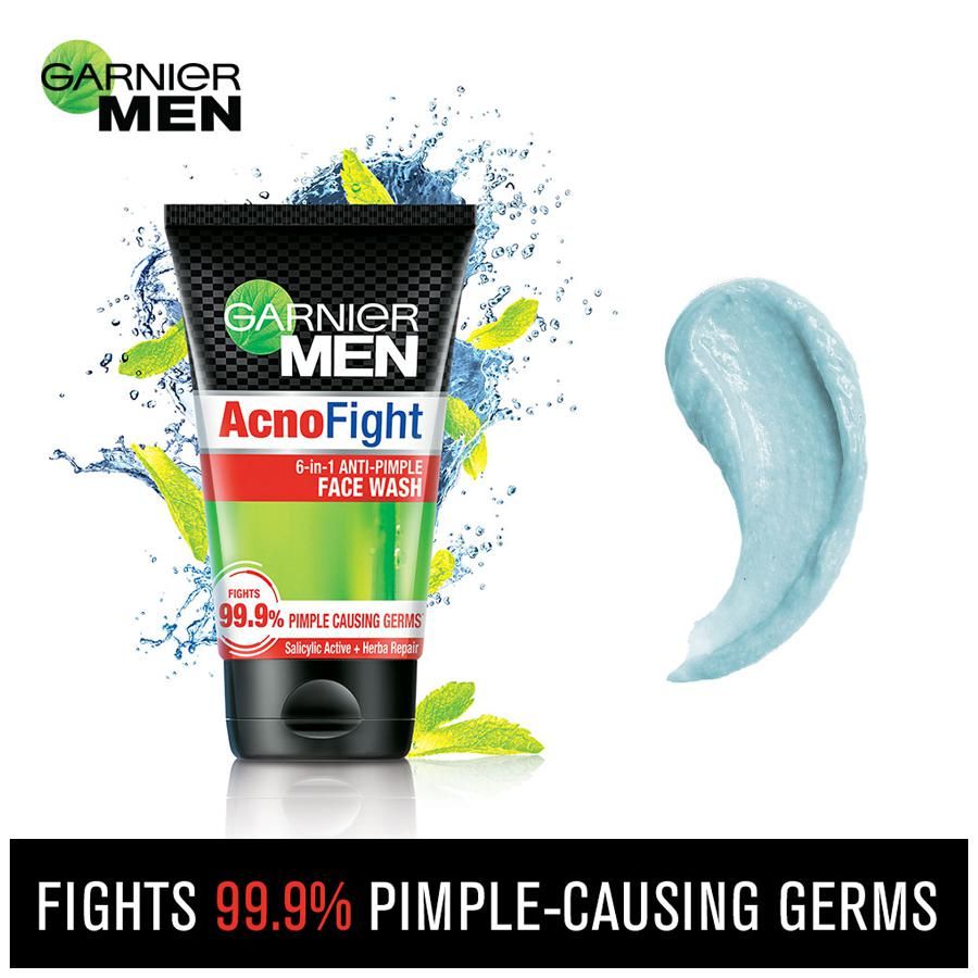 Garnier Men Acno Fight Anti-Pimple Face Wash 100 gm