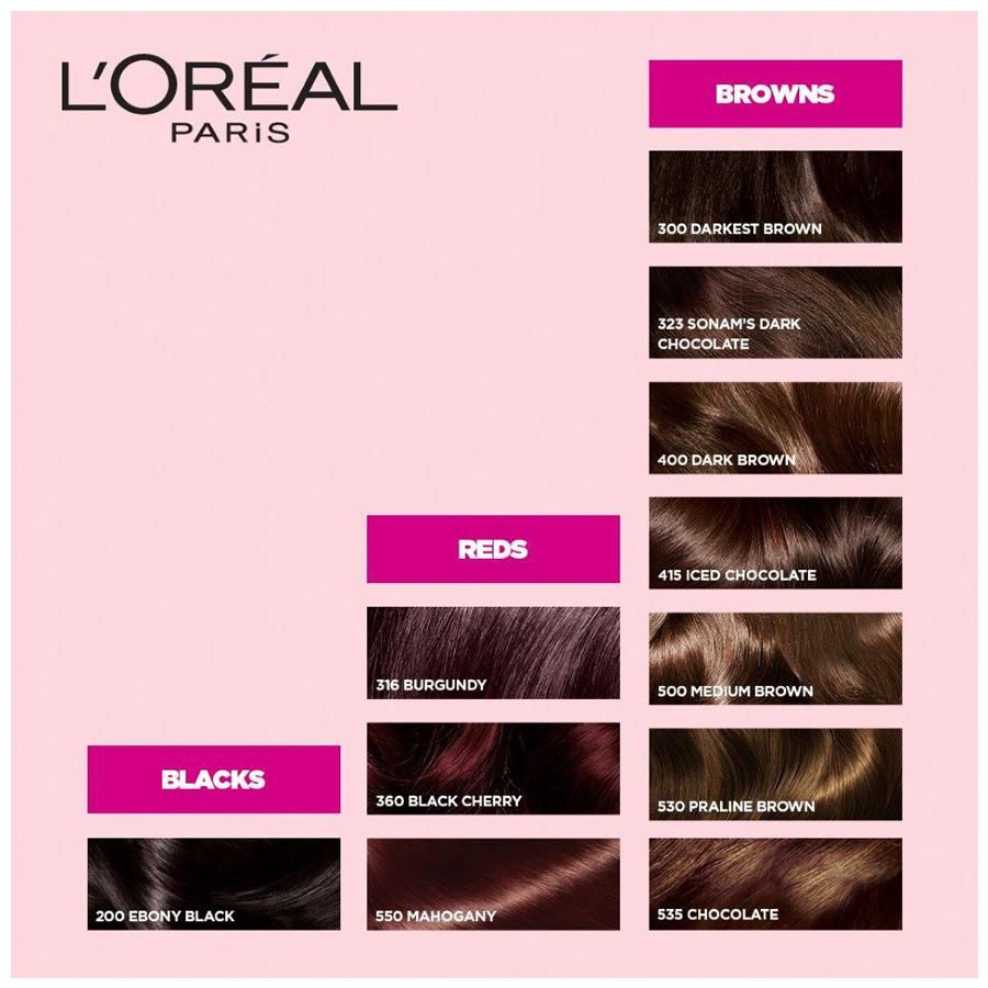 L'Oreal Casting Creme Gloss Hair Colour - 200 Ebony Black, 160ml