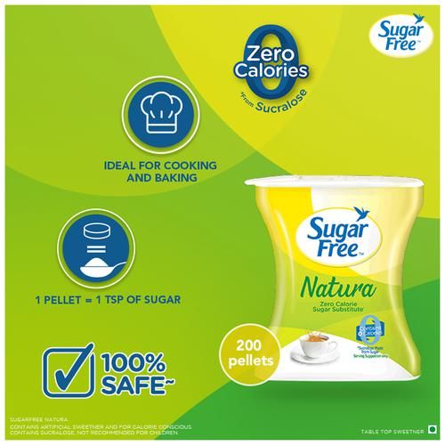 Sugar Free Natura Low Calorie Sweetener 200 Pellets