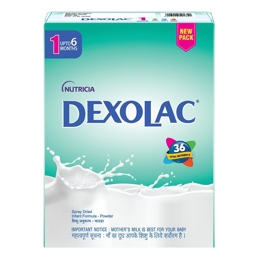 Dexolac Infant Formula, Stage 1, Up to 6 Months 400 gm Refill