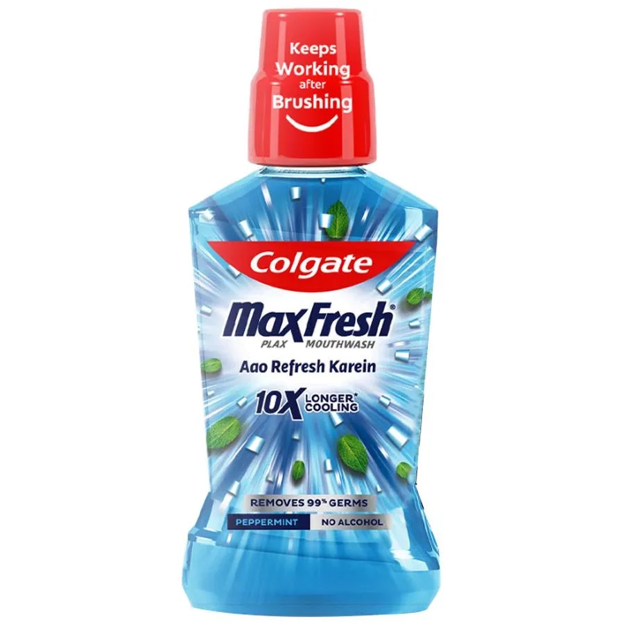 Colgate MaxFresh Plax Mouth Wash Peppermint 250 ml