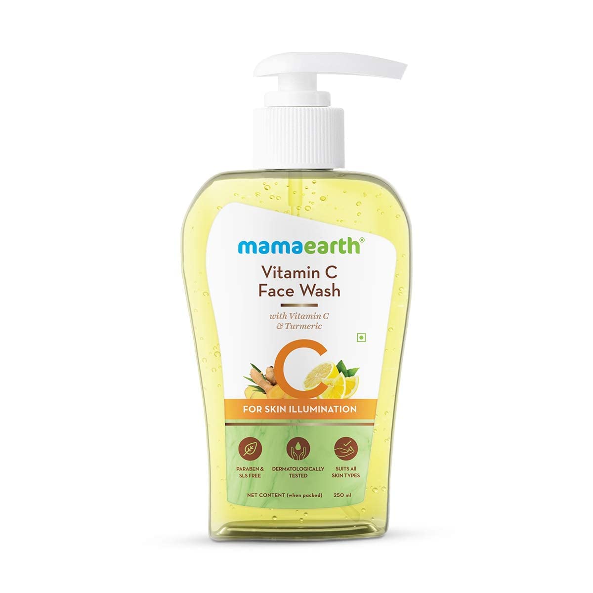 Mamaearth Vitamin C Face Wash, 250 ml