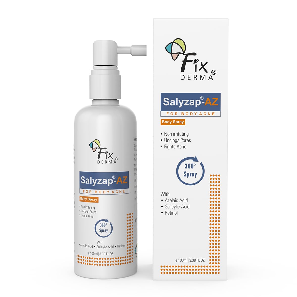Salyzap-AZ Spray For Body Acne