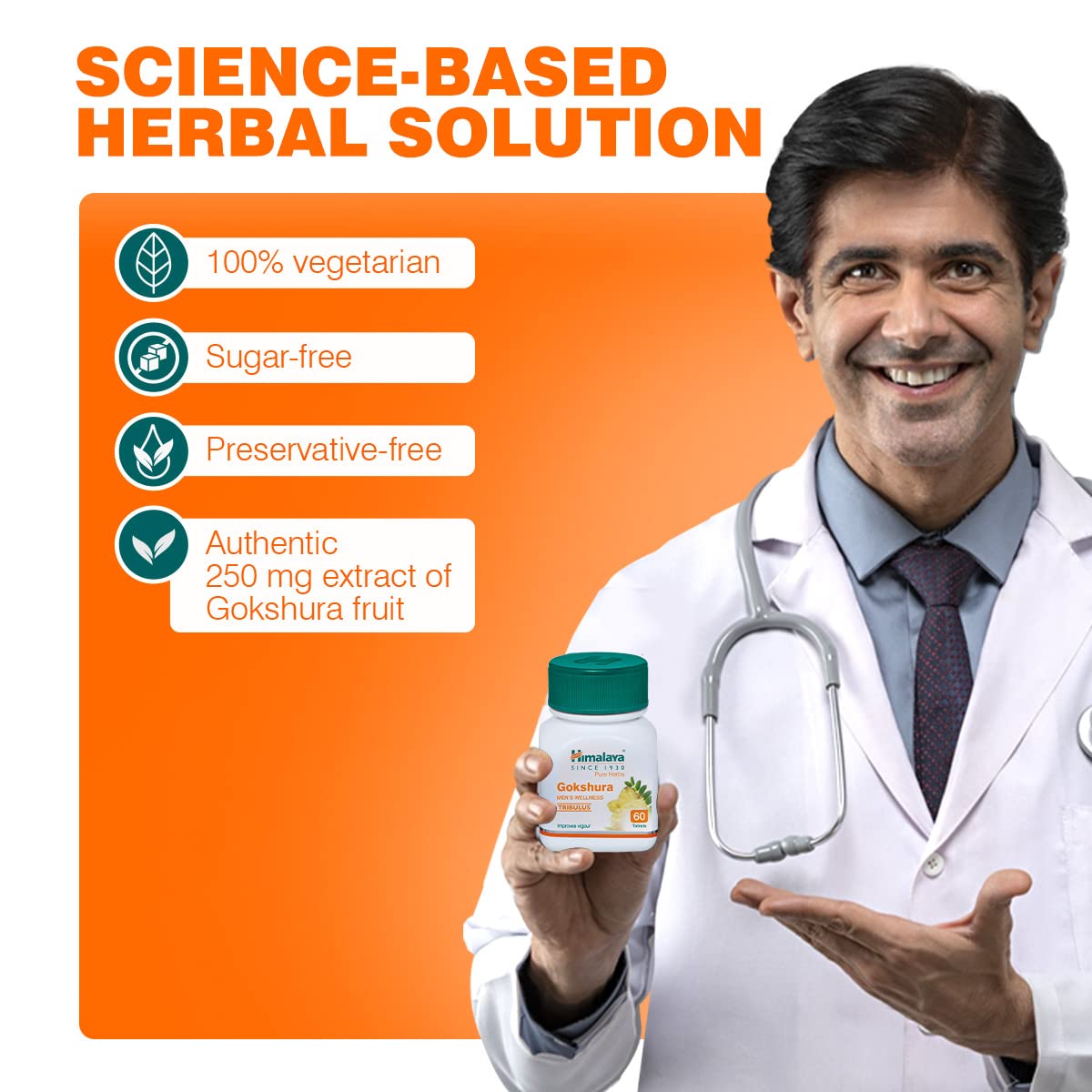 Himalaya Wellness Gokshura Tablets for Men's Energy and Vitality