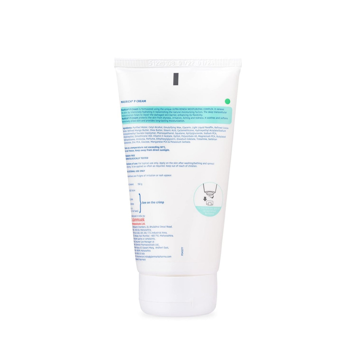 Maxrich P Ultra Renew Moisturizing Cream 150 gm