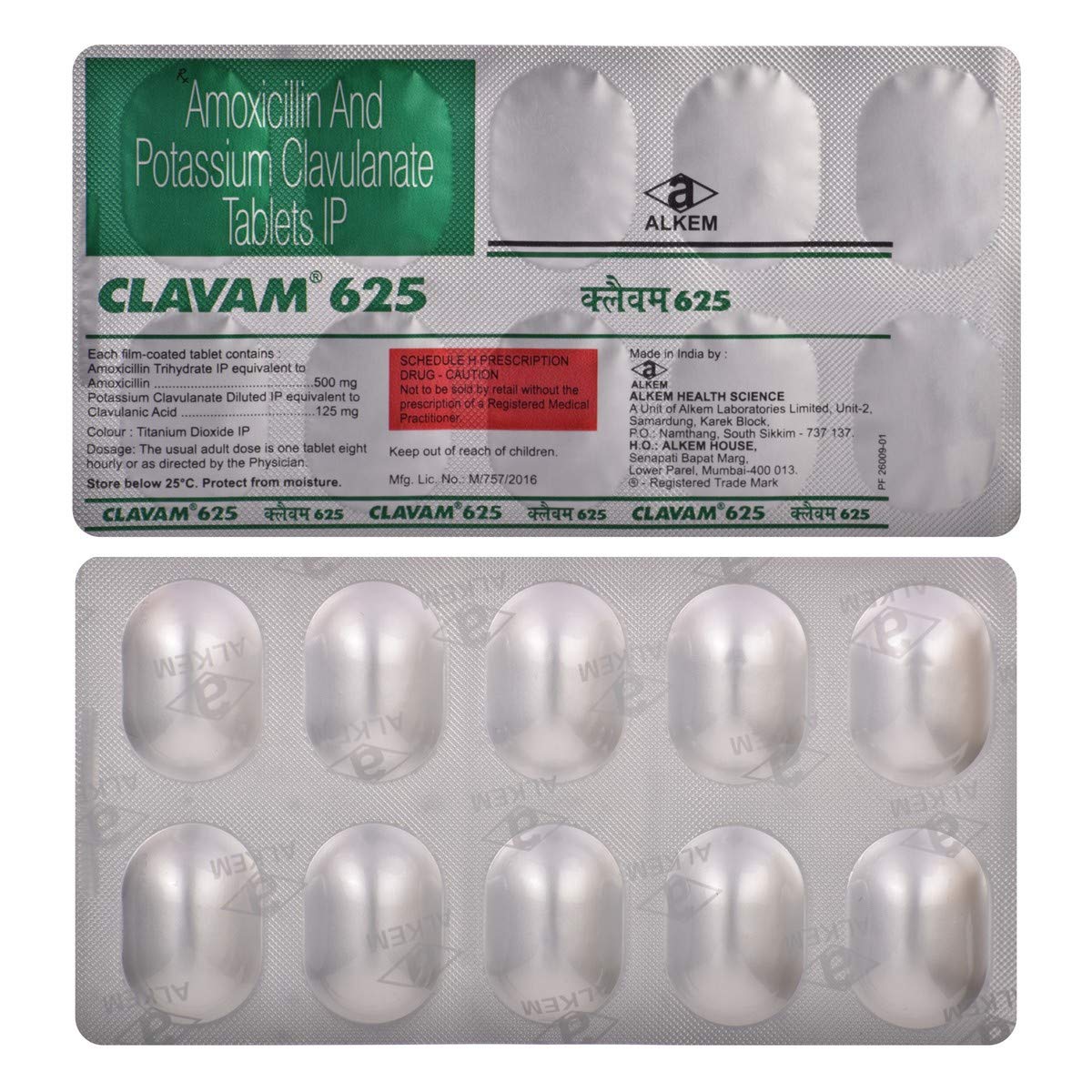 Clavam 625 Tablet