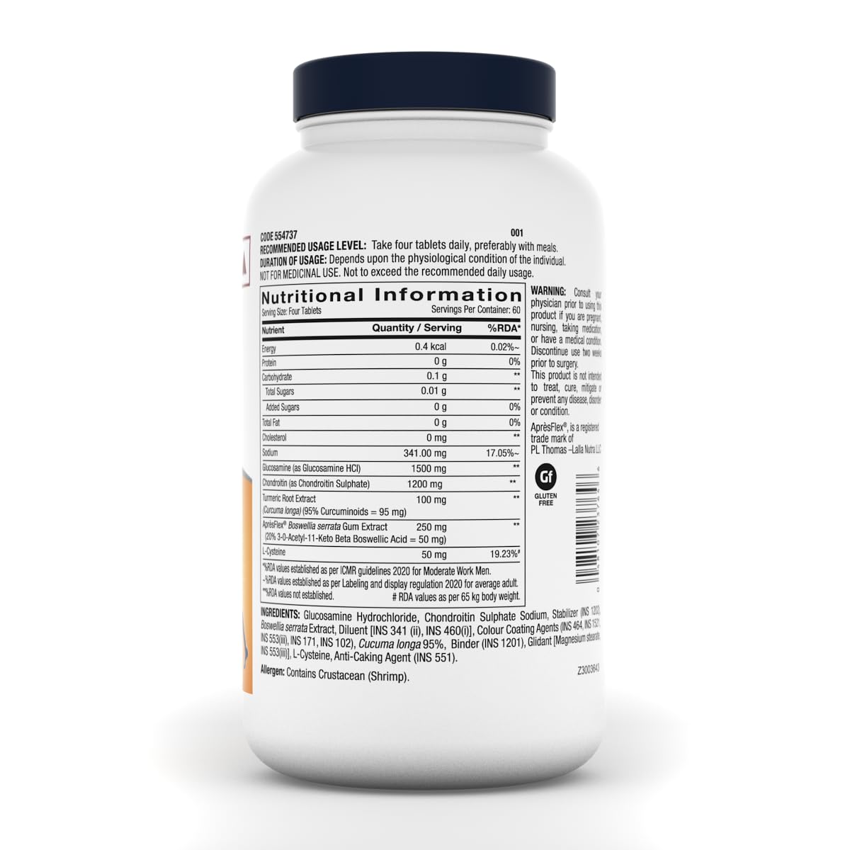 GNC Triflex – Joint Support Formula with Glucosamine & Chondroitin for Mobility & Flexibility – 240 Tablets