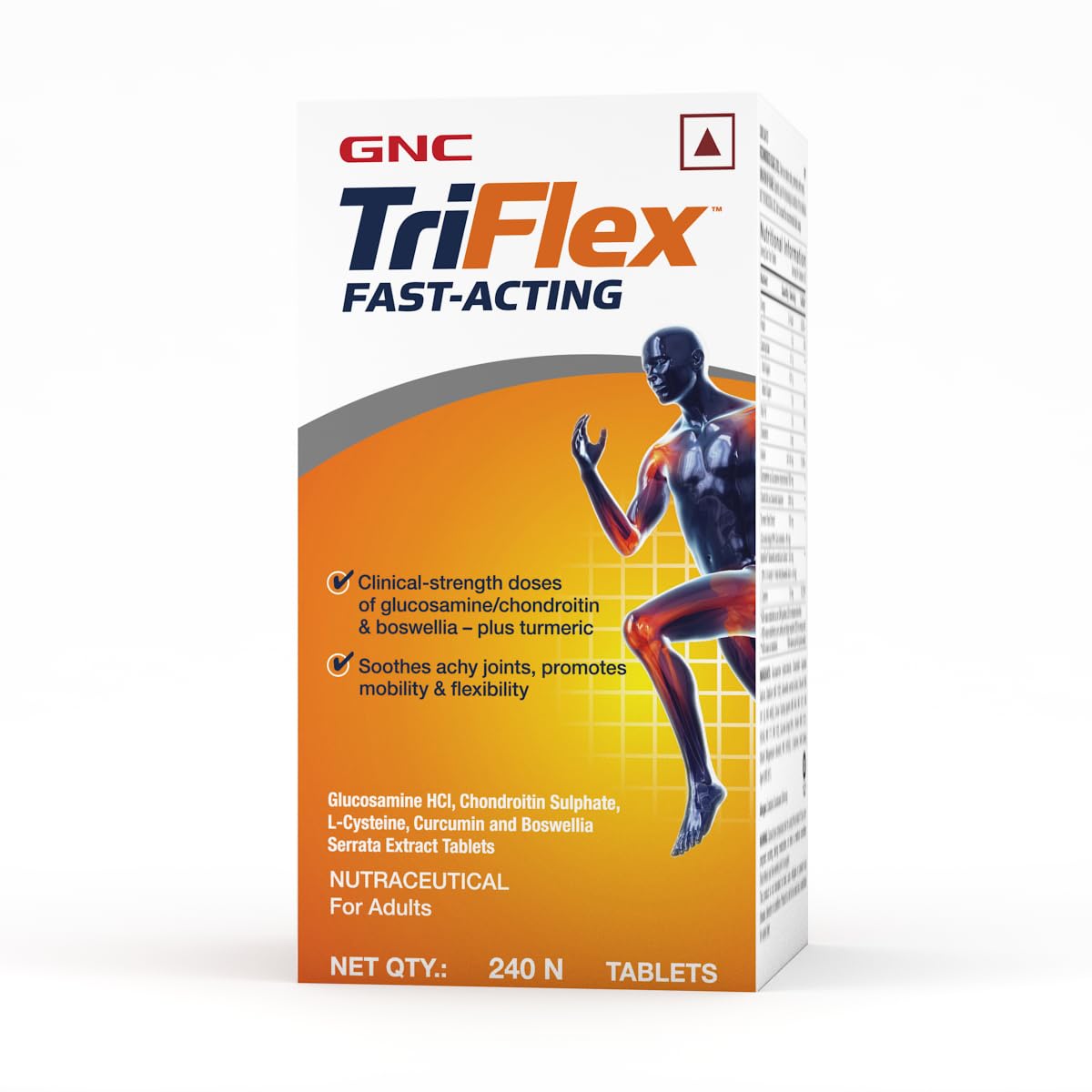 GNC Triflex – Joint Support Formula with Glucosamine & Chondroitin for Mobility & Flexibility – 240 Tablets