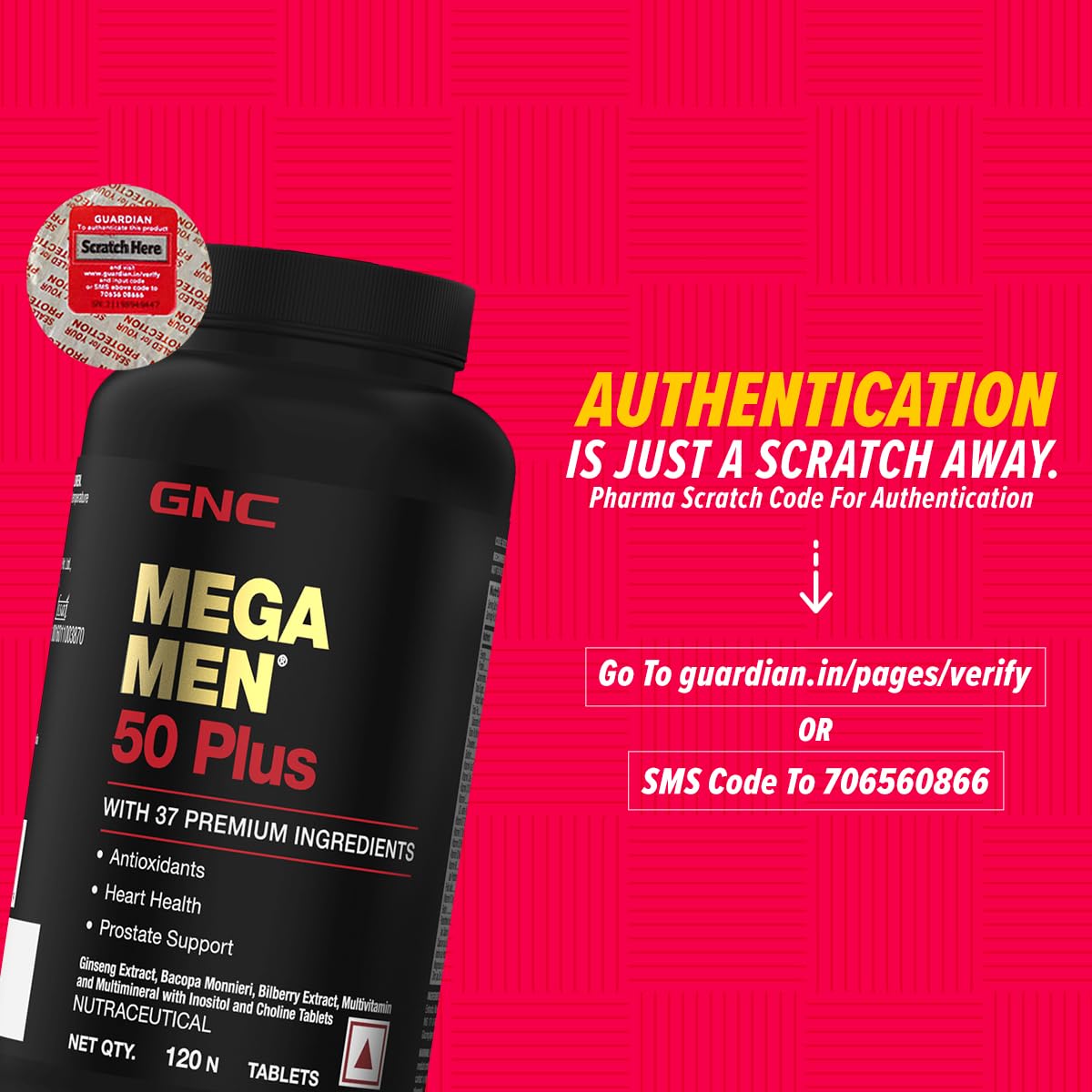 GNC Mega Men 50 Plus 120 Tablet