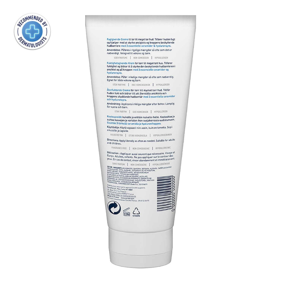 CeraVe Moisturising Cream for Dry Skin info