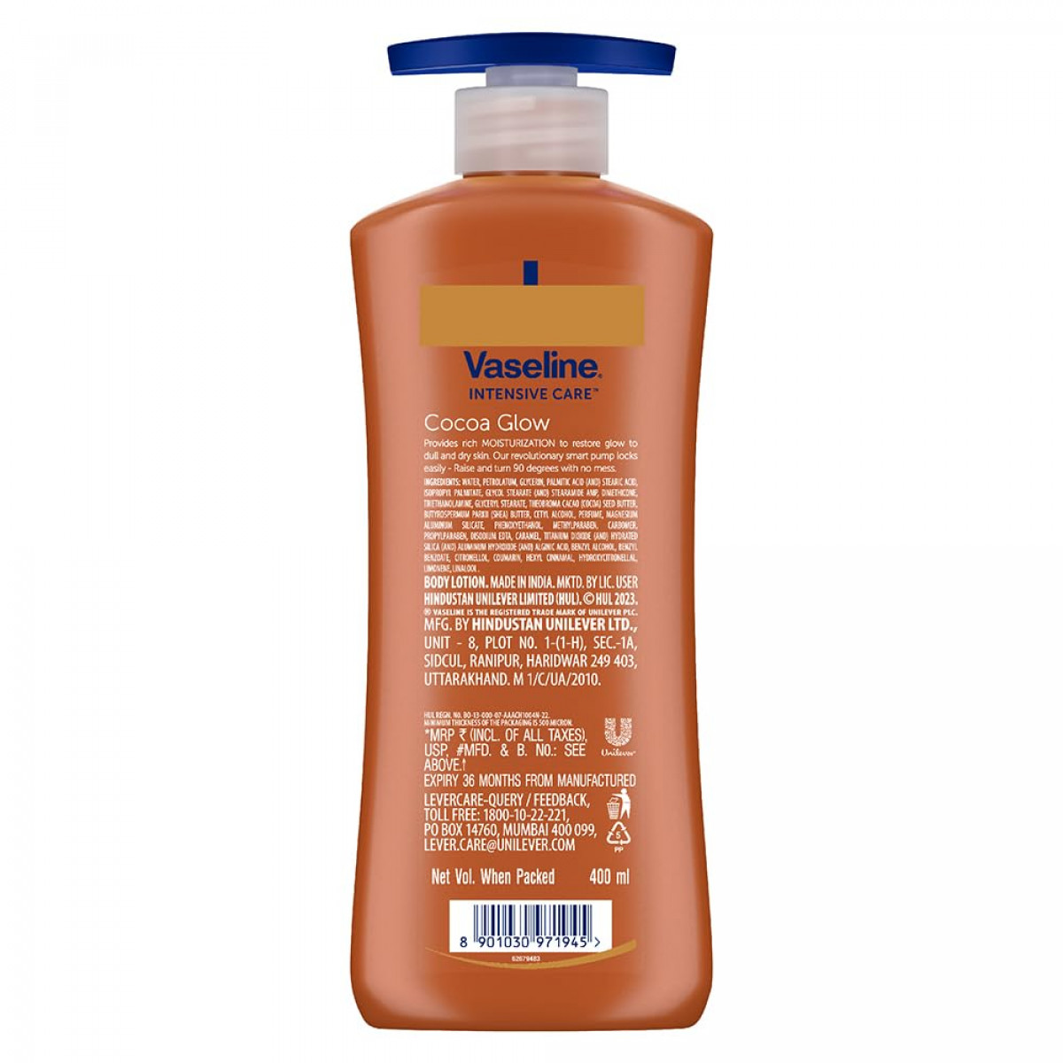 Vaseline Intensive Care Cocoa Glow Body Lotion 400 ml
