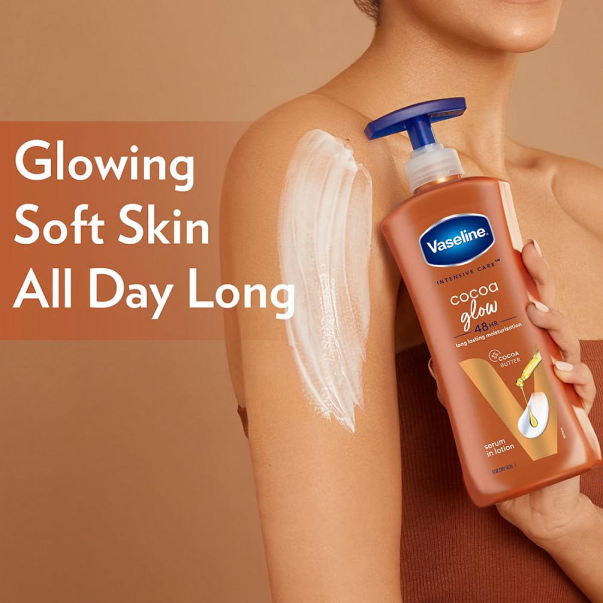 Vaseline Intensive Care Cocoa Glow Body Lotion 400 ml