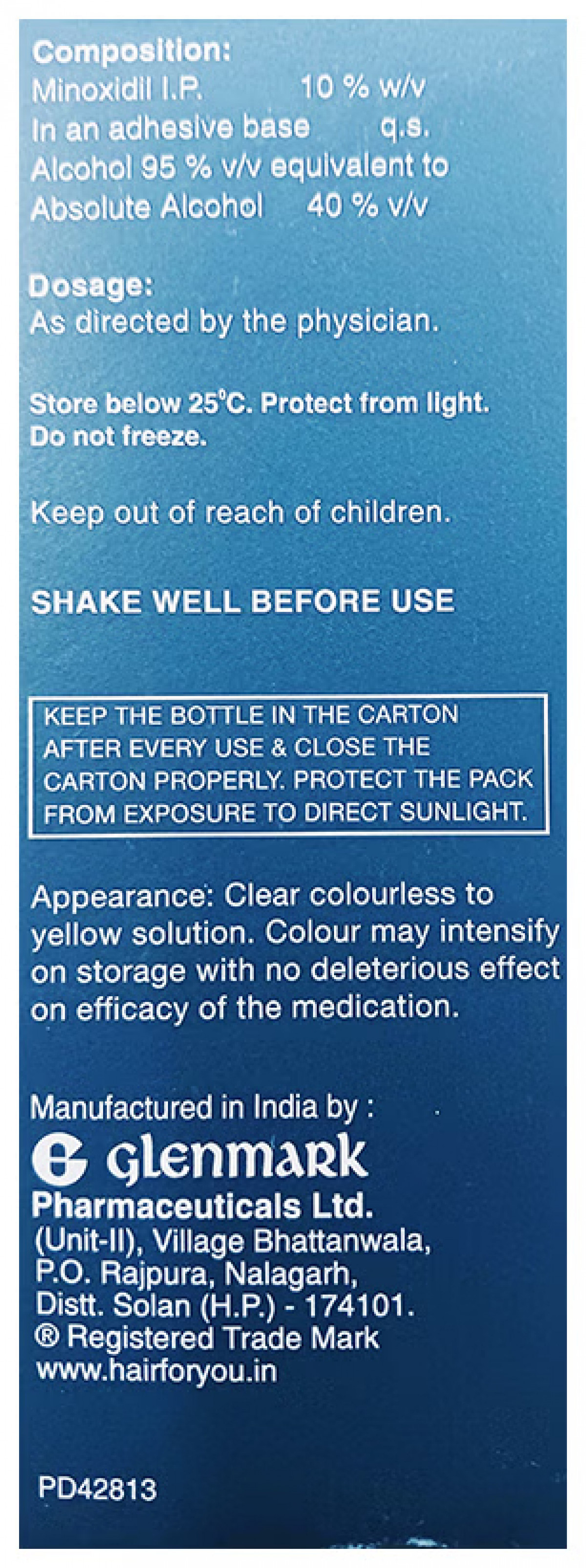 New Hair 4U 10% Solution side effects