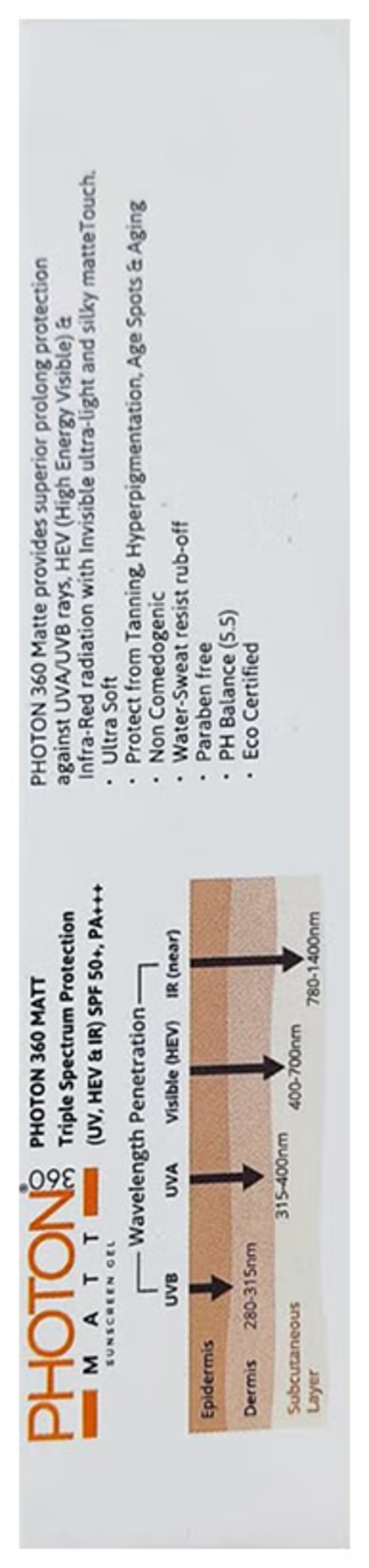 Photon 360 Matt Sunscreen
