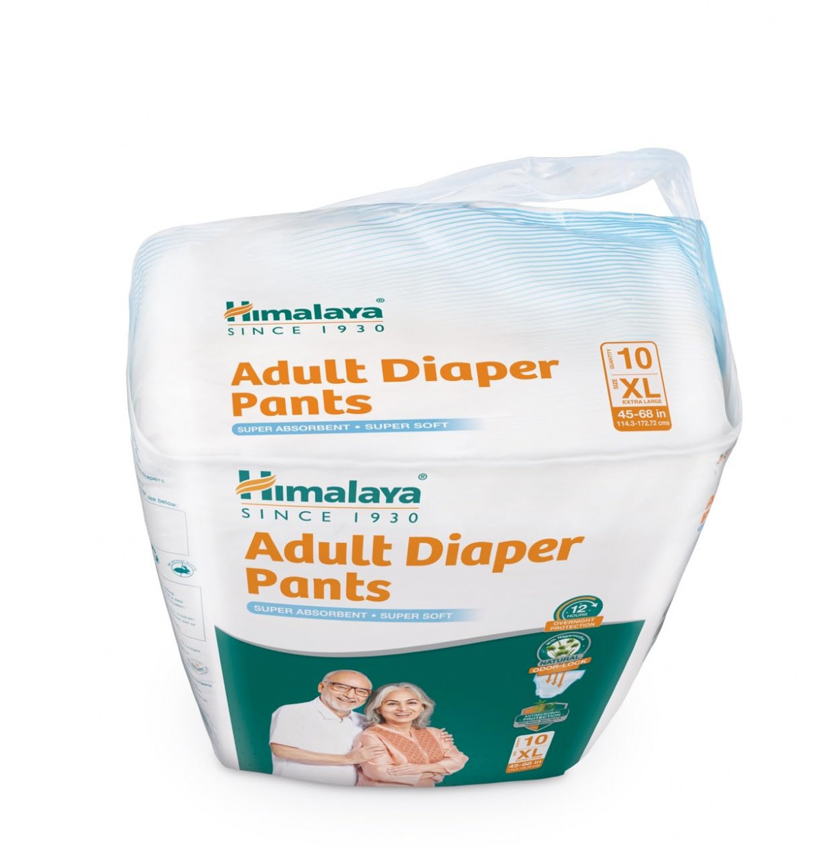 Himalaya Adult Diapers Pants with natural Odour lock and antibacterial absorbent core XL - Pack of 10