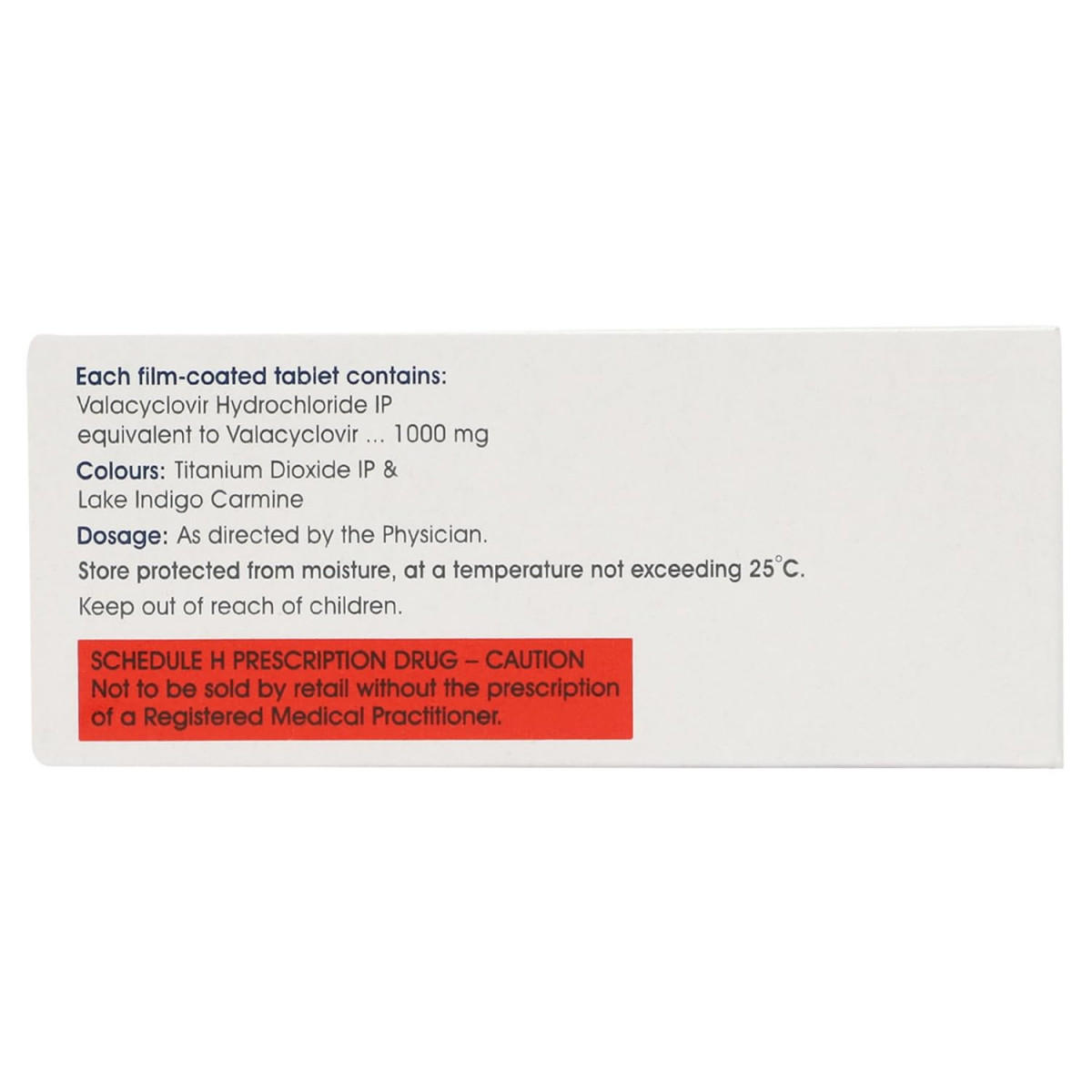 Valcivir 1000 Tablet