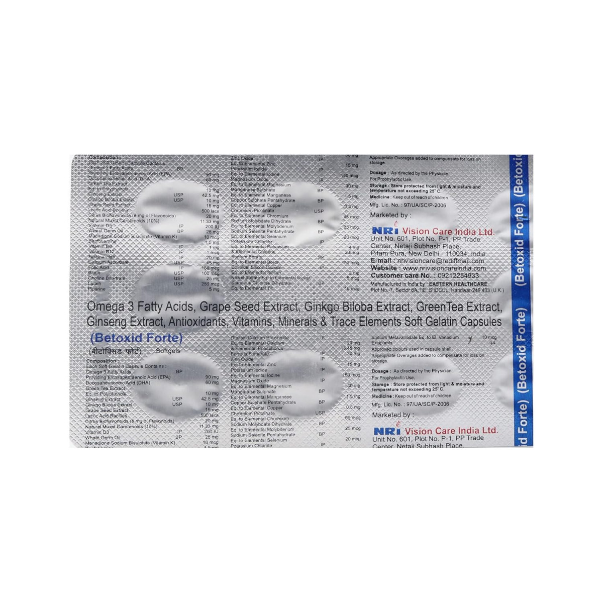 Betoxid Forte Softgels