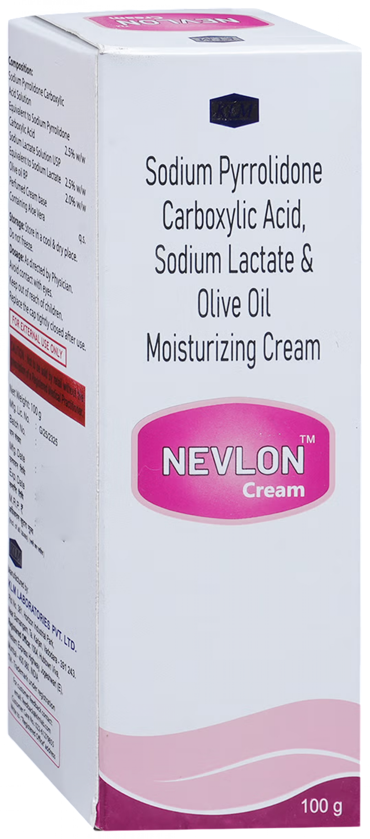 Nevlon Moisturising Cream uses