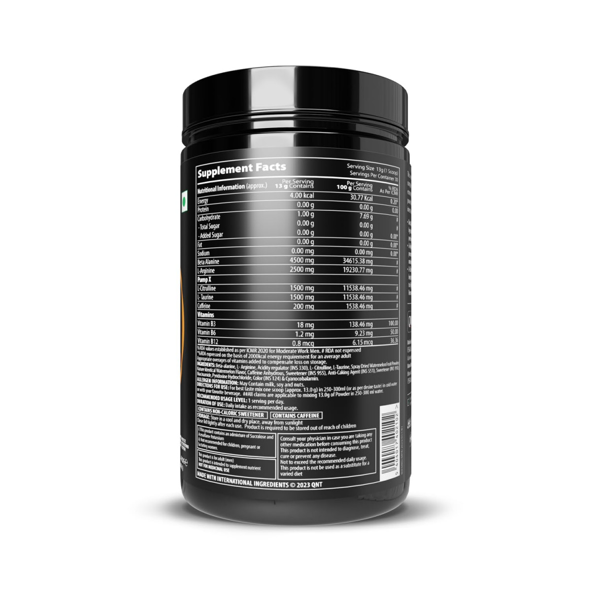 QNT Hydravol Pre-Workout Supplement