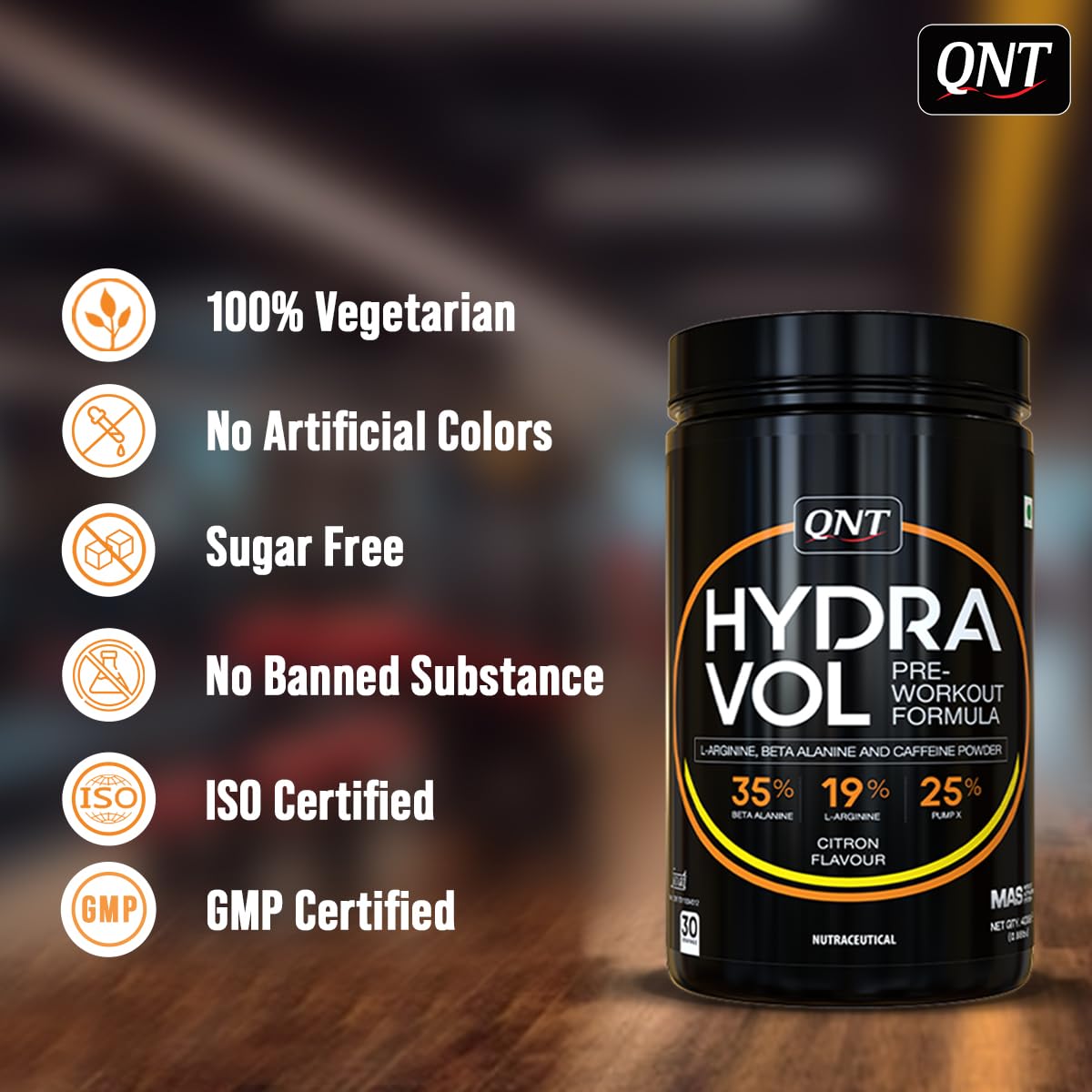 QNT Hydravol Pre-Workout Supplement