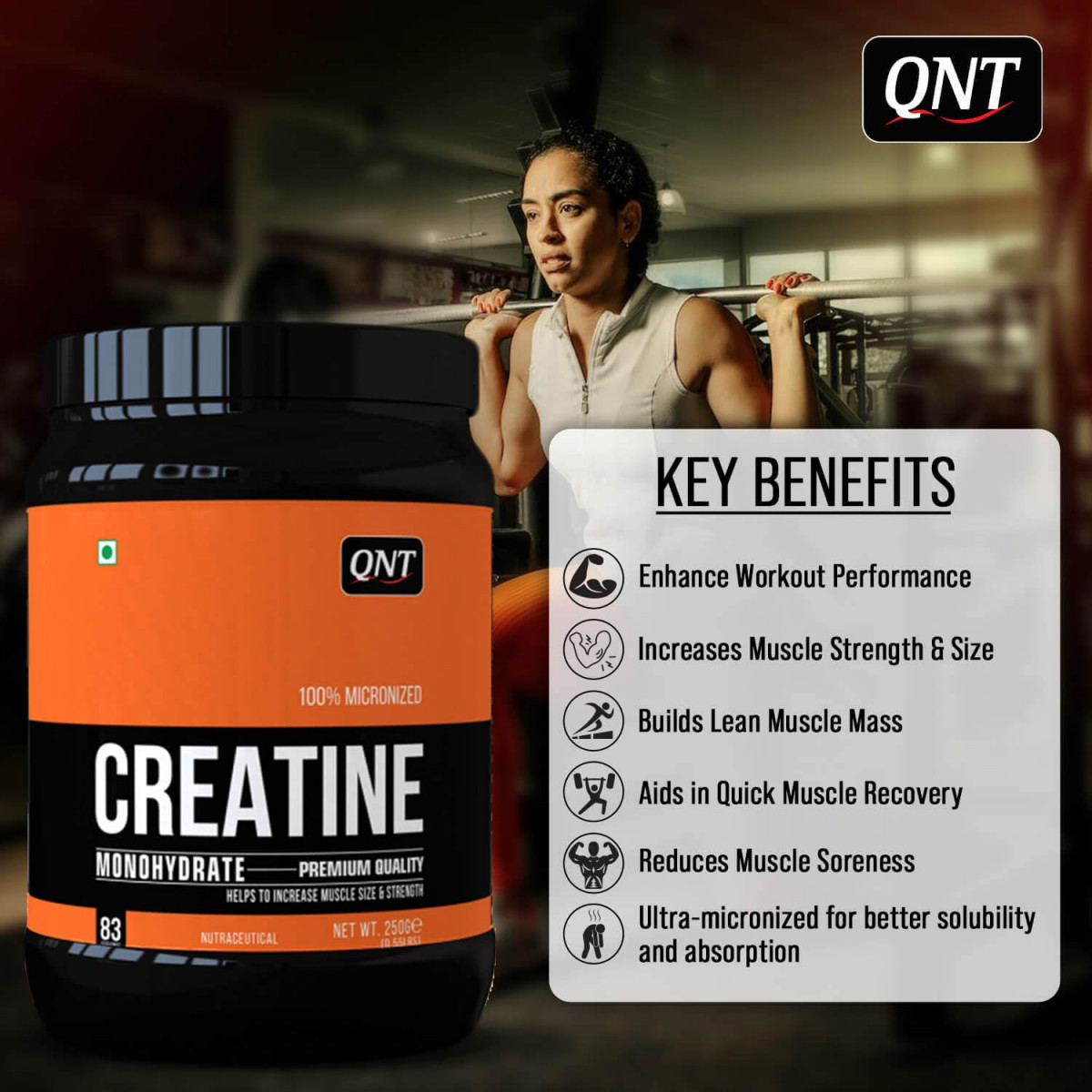 QNT Creatine Benefits