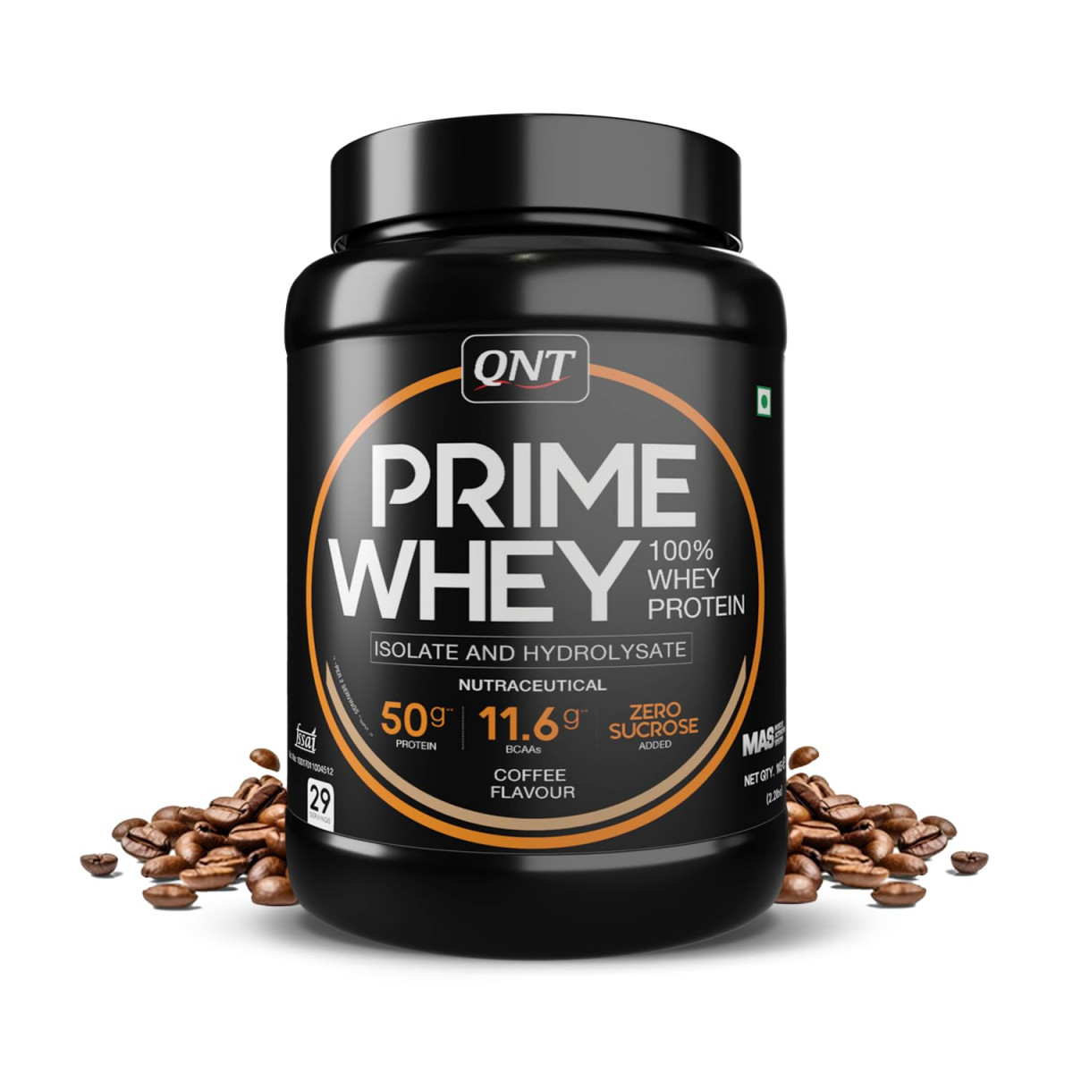 QNT Prime Whey Isolate Protein Cofee 1kg