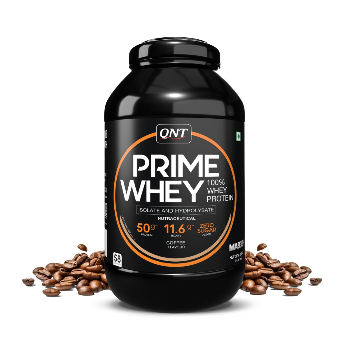 QNT Prime Whey 2 kg, Flavor-Coffee