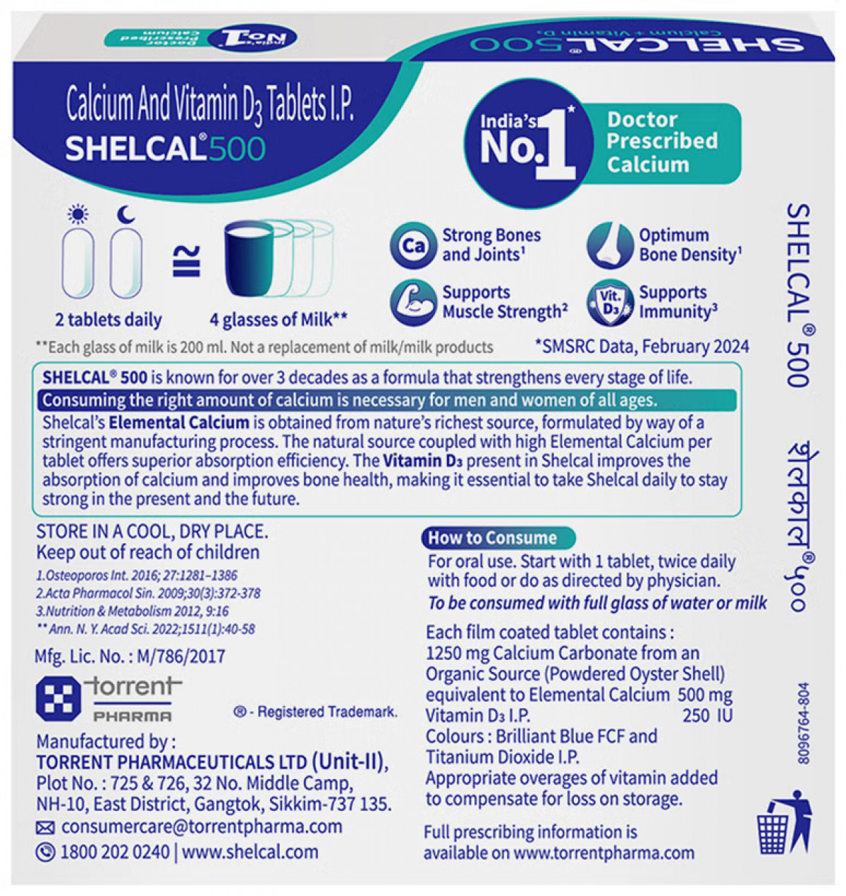 Shelcal D3 Tablet uses