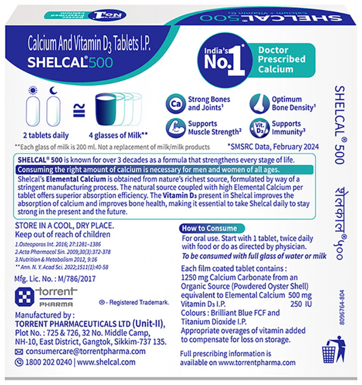 Buy Shelcal 500 Tablet