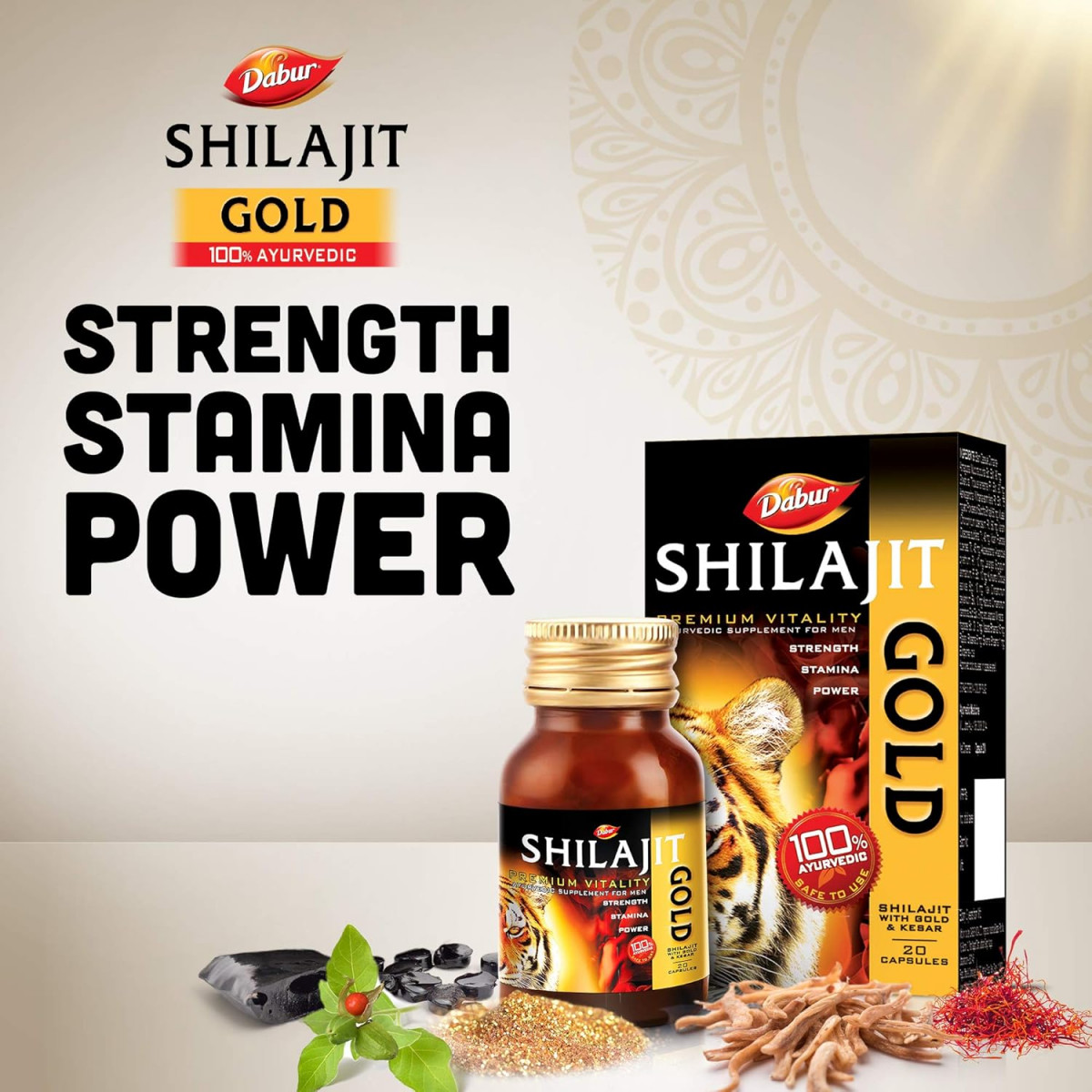 Dabur Shilajit Gold Ingredients