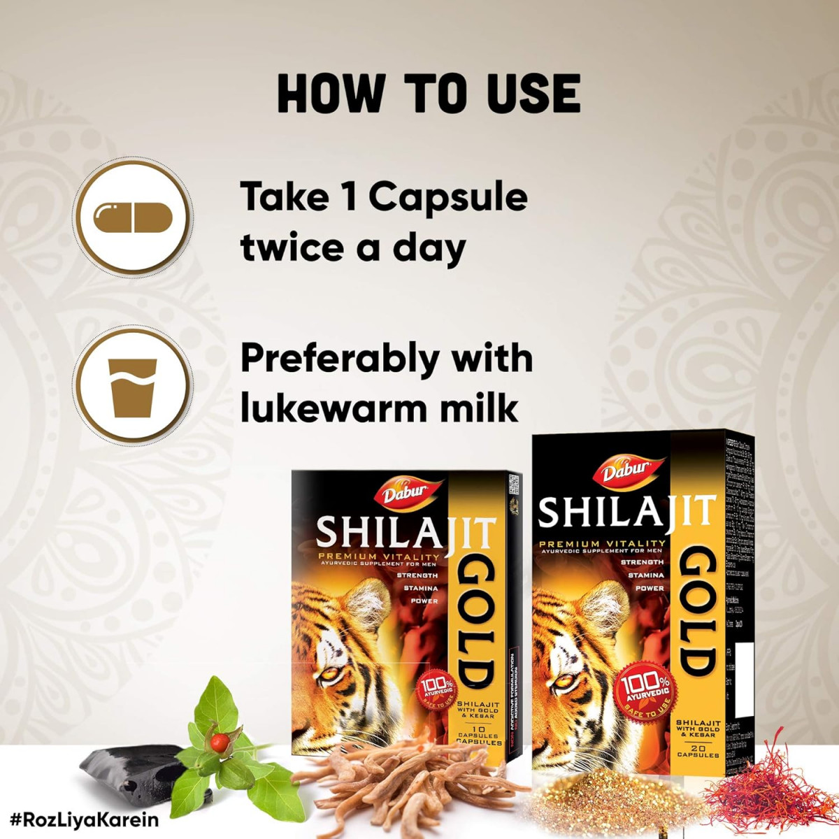 Dabur Shilajit Gold Benefits