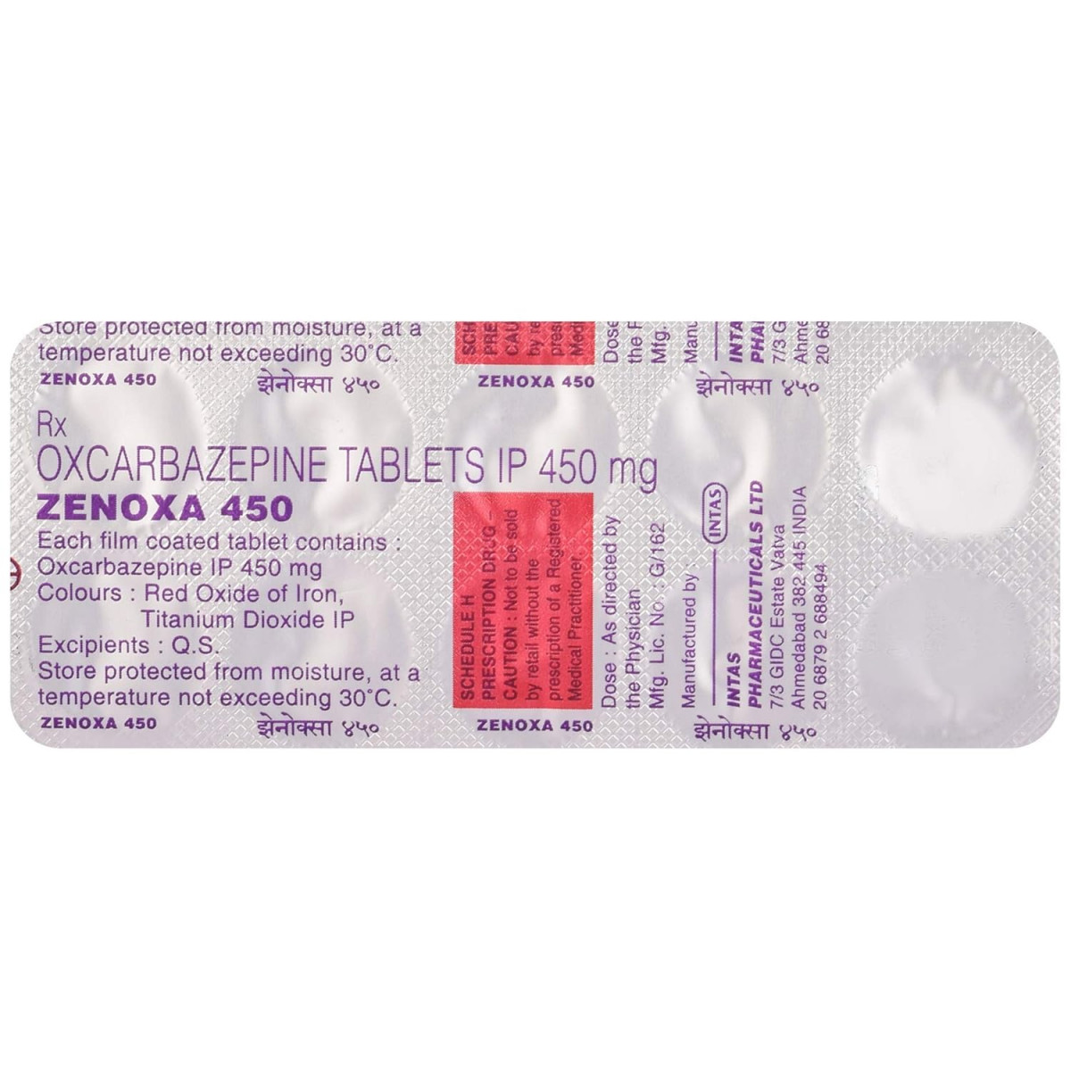 Zenoxa 450mg uses