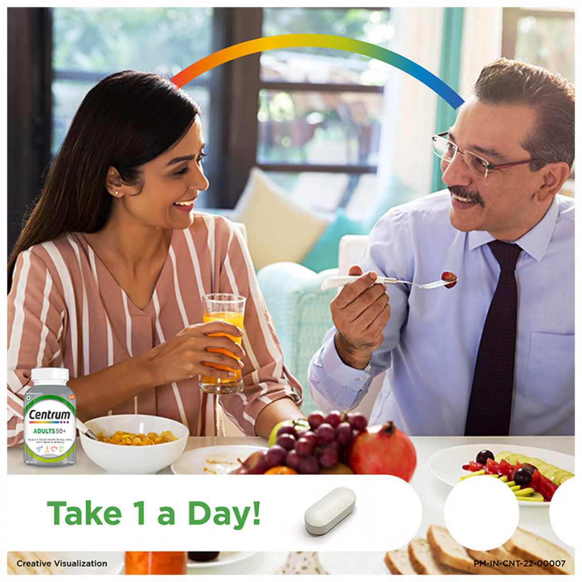 Centrum Adult 50+ | Vegetarian Multivitamin Tablets for Joint, Heart & Immune Support | World's No.1 Multivitamin Brand