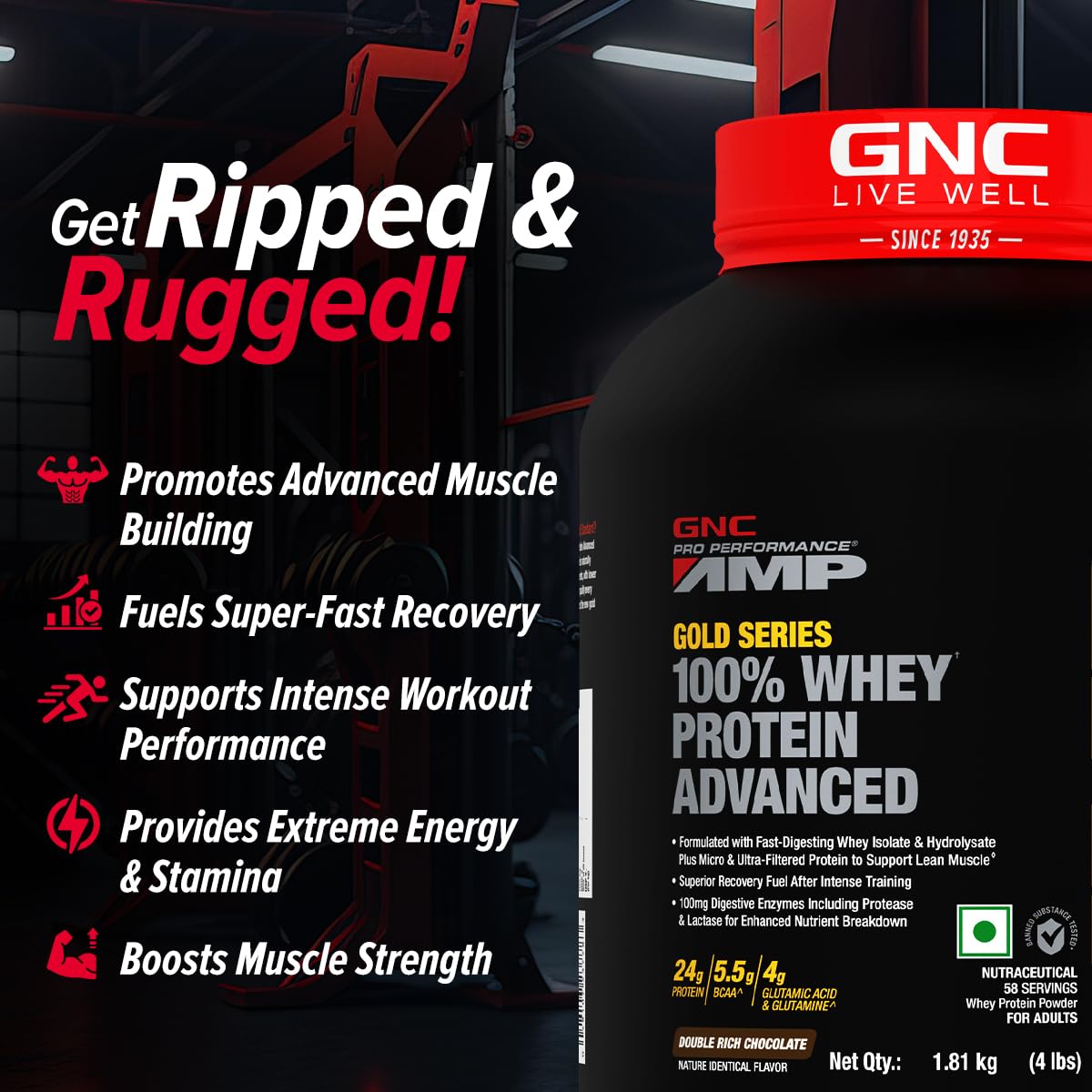 GNC AMP Gold Series 100% Whey Protein  how to use