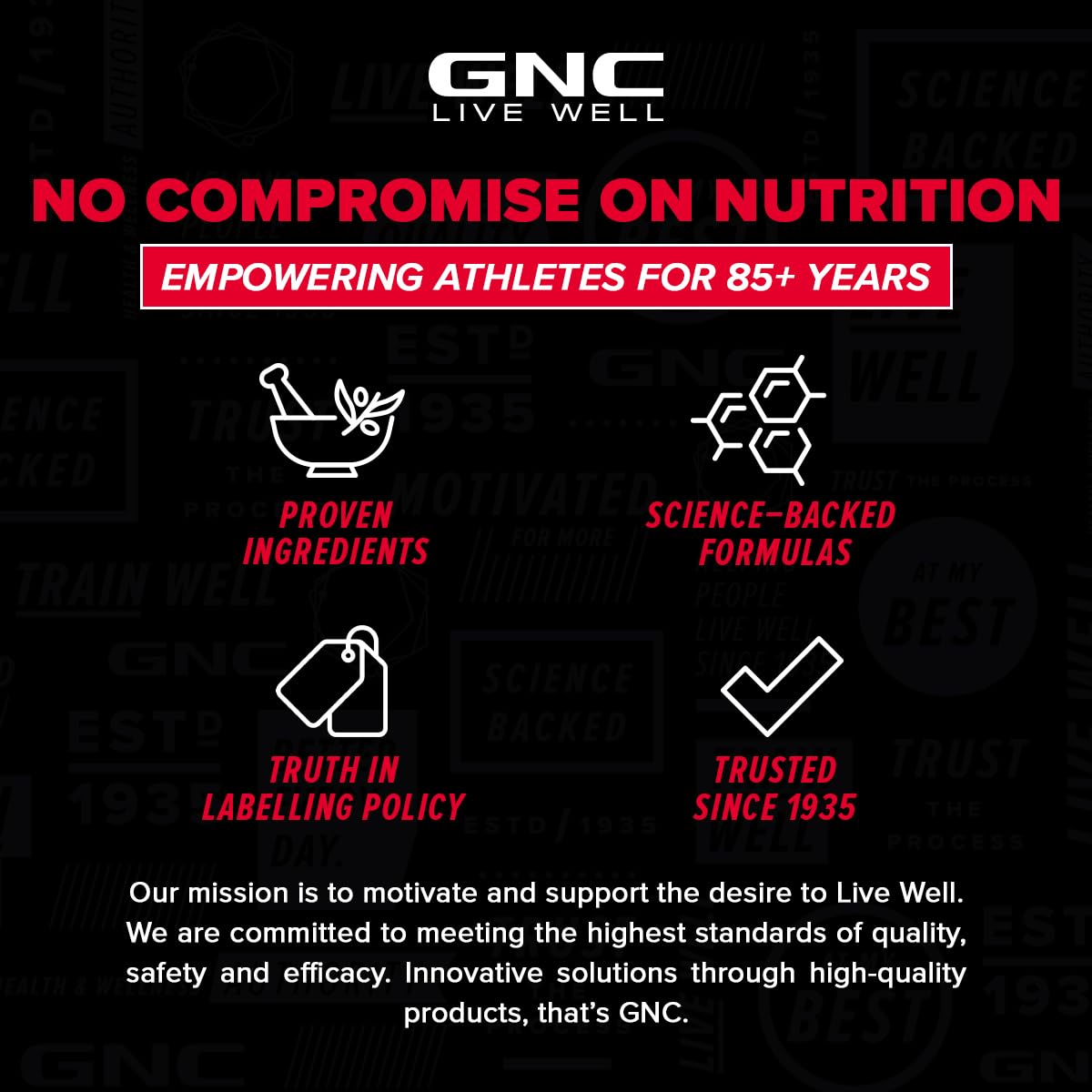 GNC AMP Gold Series 100% Whey Protein side view