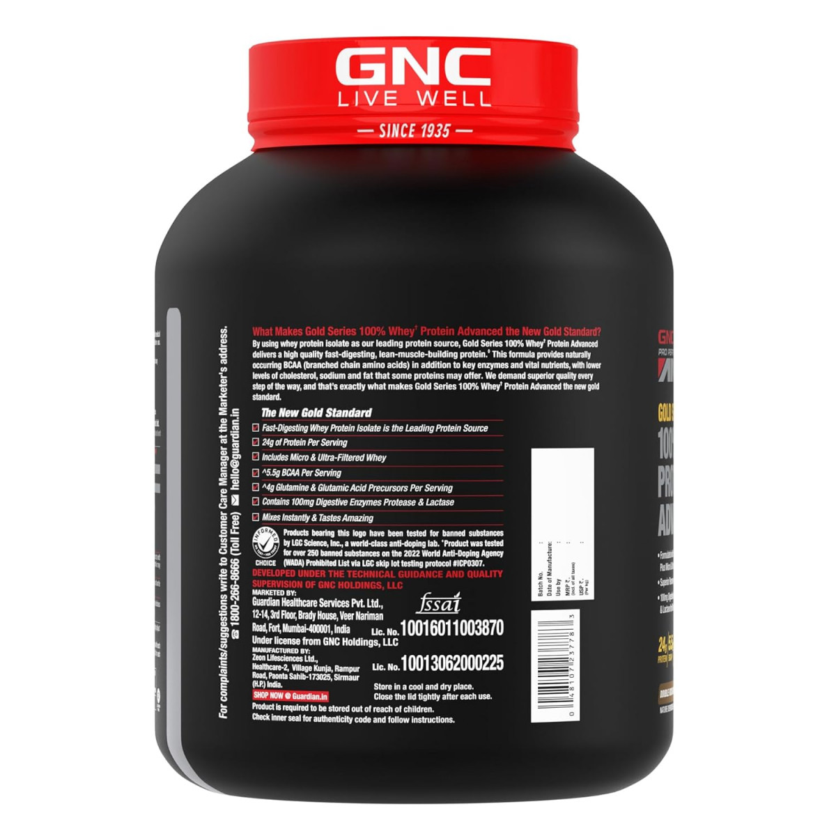 GNC AMP Gold Series 100% Whey Protein