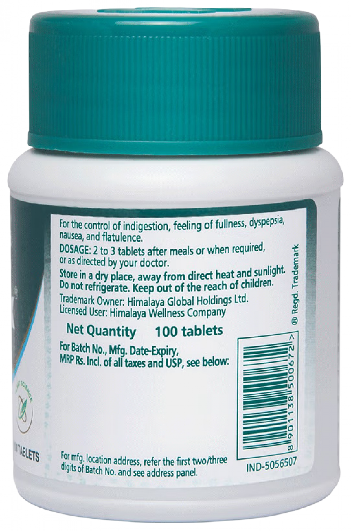 Himalaya Gasex Tablet 100