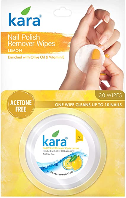 Kara Nail Polish Remover Wipes Lemon Review
