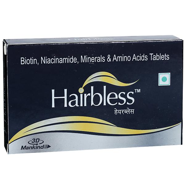 Hairbless Tablet Buy bottle of 30 tablets at best price in India  1mg