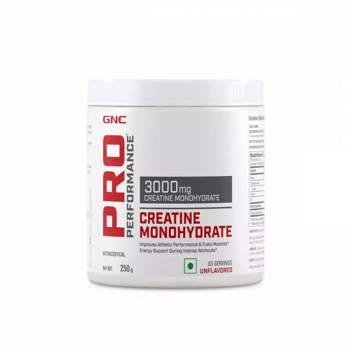 GNC Pro Performance Creatine Monohydrate 3000mg Powder Unflavoured